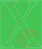 Aplphabet  c2007 - X