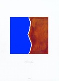 Zerrissen Blau