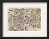 Paris Map  1581