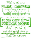 Walk In The Rain (Green)