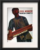 Shahn: Steel Union Poster