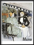 Toulouse-Lautrec: Menu