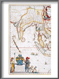 South Asia Map  1662