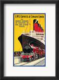 Lms Express/Cunard Poster