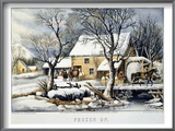 Currier & Ives Winter Scene