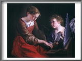 St Cecilia And An Angel