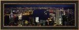Buildings Illuminated at Night  Hong Kong