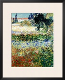Garden in Bloom  Arles  c1888