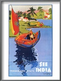 Indian Travel Poster  1938
