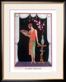 Worth Evening Dress  Fashion Plate from Gazette Du Bon Ton  1925