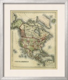 Antique Map of North America