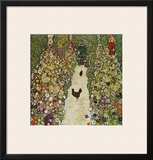 Gardenpath with Hens  1916