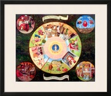 Tabletop of the Seven Deadly Sins and the Four Last Things