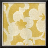 Suzani Silhouette in Yellow I