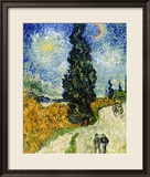 Road with Cypresses  c1890