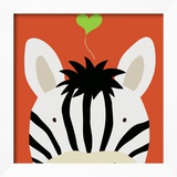 Peek-a-Boo XII  Zebra