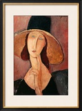 Portrait of a Woman (Jeanne Hébuterne) in Large Hat  c1918
