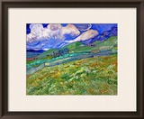 Wheatfield and Mountains  c1889