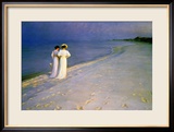 Summer Evening on the Skagen Southern Beach with Anna Ancher and Marie Kroyer  1893