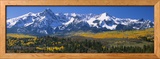 Mountains Covered in Snow  Sneffels Range  Colorado  USA