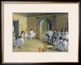 The Dance Foyer at the Opera on the Rue Le Peletier  1872