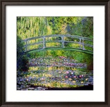 The Waterlily Pond with the Japanese Bridge  1899