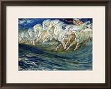 Neptune's Horses  Illustration for "The Greek Mythological Legend " Published in London  1910