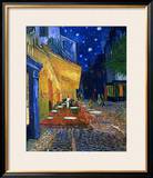 The Café Terrace on the Place du Forum  Arles  at Night  c1888