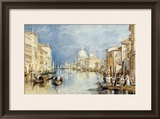 The Grand Canal  Venice  with Gondolas and Figures in the Foreground  circa 1818