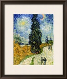 Road with Cypresses  c1890