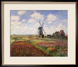 Tulip Fields with the Rijnsburg Windmill  1886