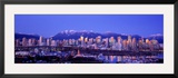 Twilight  Vancouver Skyline  British Columbia  Canada