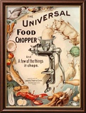 Food Choppers Mincers the Universal Cooking Appliances Gadgets  USA  1890