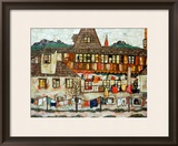 House with Drying Laundry  1917