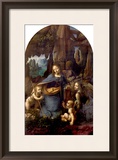 The Virgin of the Rocks (With the Infant St John Adoring the Infant Christ) circa 1508