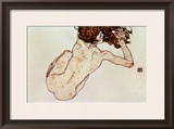 Crouching Nude  Back View  1917