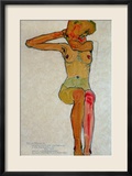 Seated Female Nude with Raised Right Arm  1910