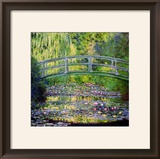 The Waterlily Pond with the Japanese Bridge  1899
