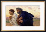 The Disciples Peter and John Running to Sepulchre on the Morning of the Resurrection  circa 1898