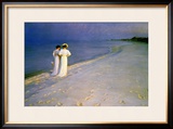 Summer Evening on the Skagen Southern Beach with Anna Ancher and Marie Kroyer  1893