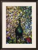 Fine Peacock Leaded Glass Domestic Window