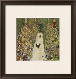 Gardenpath with Hens  1916