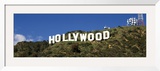Hollywood Sign at Hollywood Hills  Los Angeles  California  USA