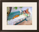 Woman Lying on a Bench  1913