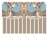 Neutral Blue Striped Ascension