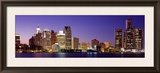 Dusk Detroit  Michigan  USA