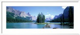 Maligne Lake Near Jasper  Alberta  Canada