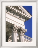 Detail of State Capitol Building  Sacramento  CA