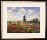 Tulip Fields with the Rijnsburg Windmill  1886