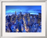Chrysler Building and Midtown Manhattan Skyline  New York City  USA